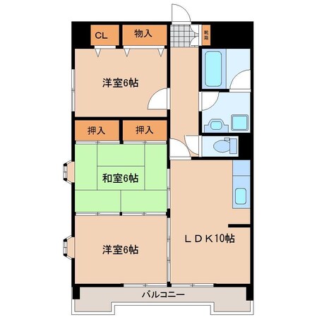 北四番丁駅 徒歩15分 2階の物件間取画像